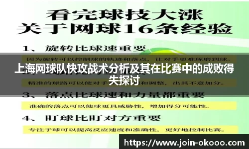 上海网球队快攻战术分析及其在比赛中的成败得失探讨